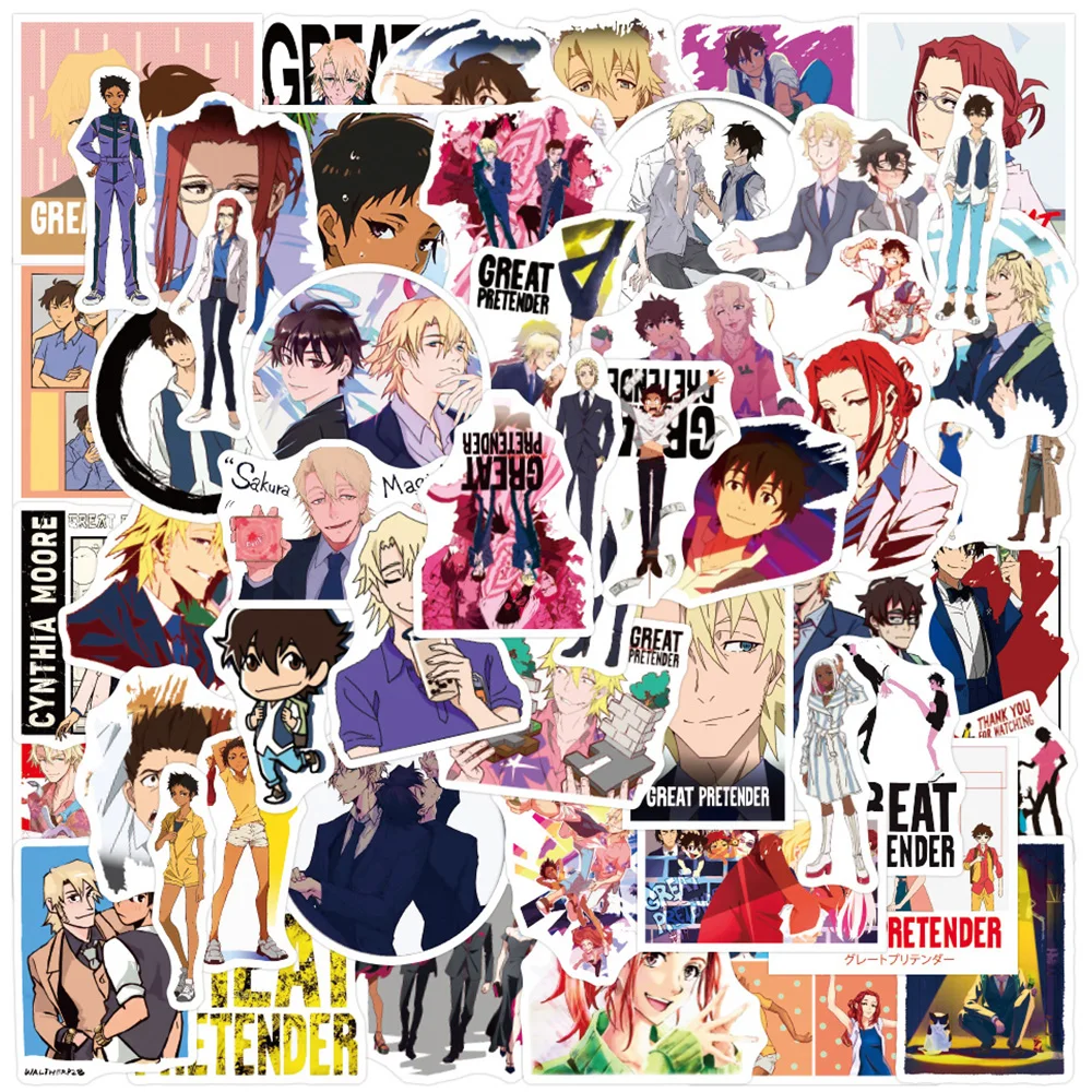 10/30/50 Pcs Anime Cartoon GREAT PRETENDER Poster Stickers Fridge Phone Laptop Luggage Wall Notebook Graffiti Kids Toys Gifts
10/30/50 Pcs Anime Cartoon GREAT PRETENDER Poster Stickers Fridge Phone Laptop Luggage Wall Notebook Graffiti Kids Toys Gifts