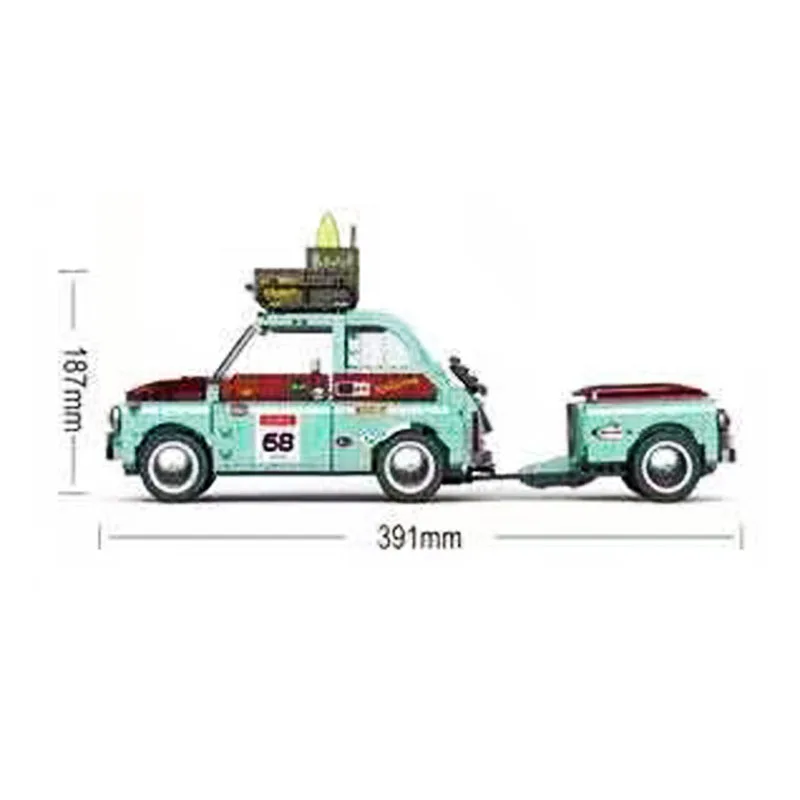 City Series Travel Picnic Car Building Block Mini Green Vehicle Brick Car 3D Modle Toys For Children Birthday Gift 19002 1475PCS
City Series Travel Picnic Car Building Block Mini Green Vehicle Brick Car 3D Modle Toys For Children Birthday Gift 19002 1475PCS