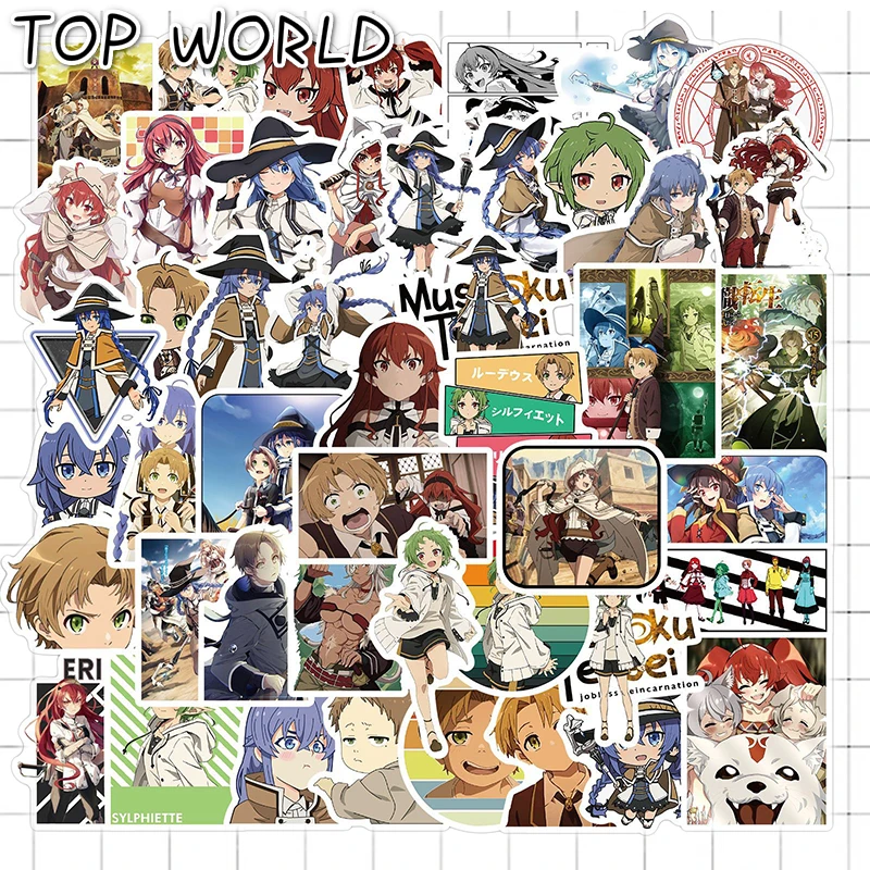 10/50Pcs/set Cartoon Mushoku Tensei: Jobless Reincarnation Stickers For Luggage Laptop DIY Phone Case Helmet Skateboard Gift Kid
10/50Pcs/set Cartoon Mushoku Tensei: Jobless Reincarnation Stickers For Luggage Laptop DIY Phone Case Helmet Skateboard Gift Kid