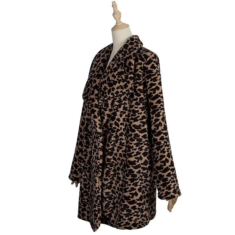 Winter Coat Women Jacket Leopard Print Femme Veste Overcoat Faux Fur Plus Size Autumn 2020 Clothing Cardigan Plus Size Fashion
Winter Coat Women Jacket Leopard Print Femme Veste Overcoat Faux Fur Plus Size Autumn 2020 Clothing Cardigan Plus Size Fashion