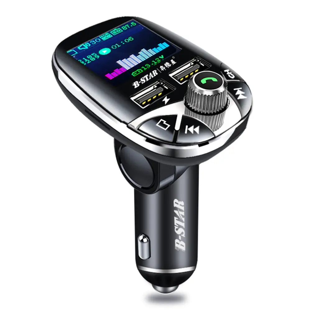 C37 Wireless FM Transmitter Modulator Color Screen Hands-free MP3 Player Dual USB Charger Car Transmitter
C37 Wireless FM Transmitter Modulator Color Screen Hands-free MP3 Player Dual USB Charger Car Transmitter
