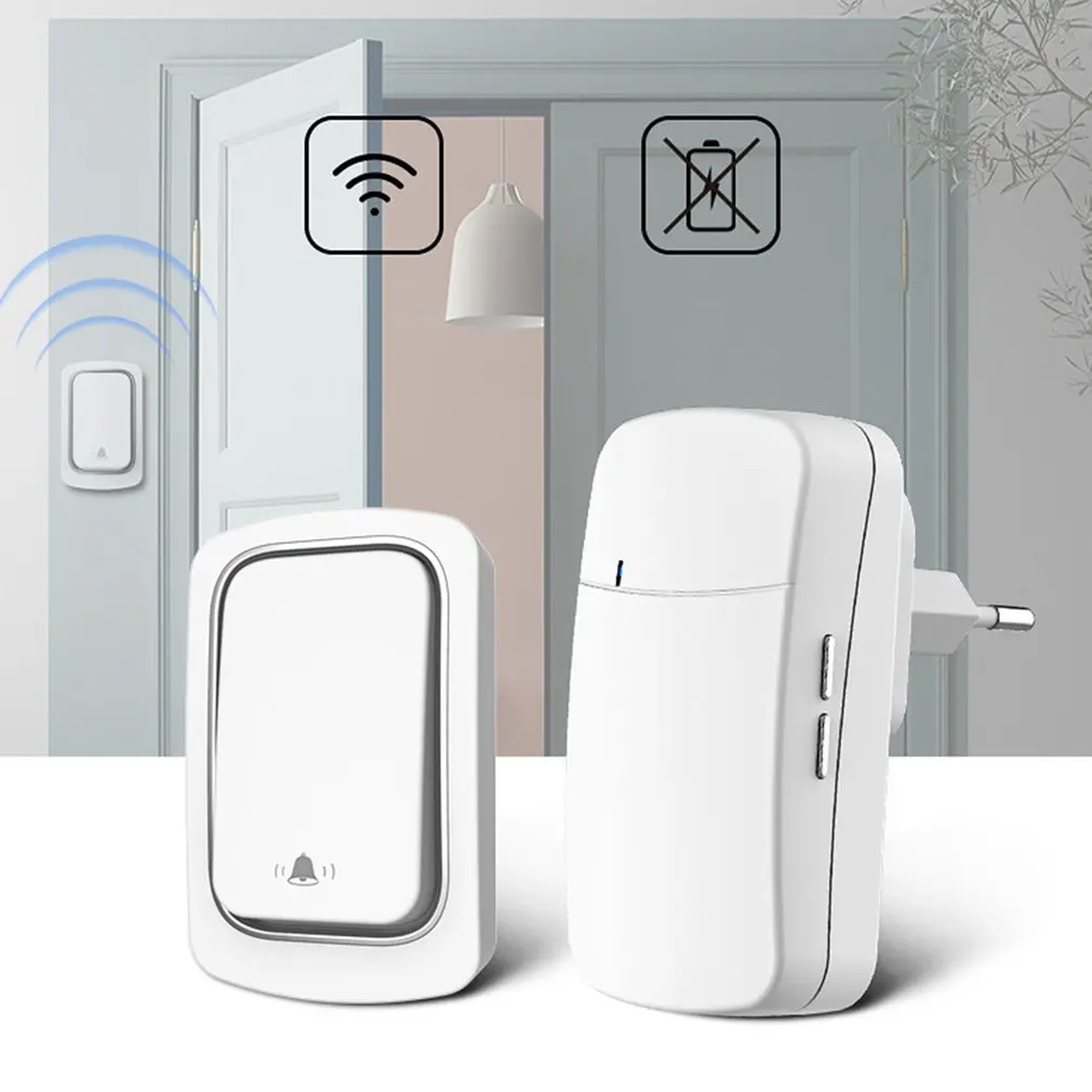 Ring Doorbell Wireless Doorbell No Battery Waterproof Self-Powered DoorBell Home Cordless Ring Dong Chime Timbre Calling
Ring Doorbell Wireless Doorbell No Battery Waterproof Self-Powered DoorBell Home Cordless Ring Dong Chime Timbre Calling