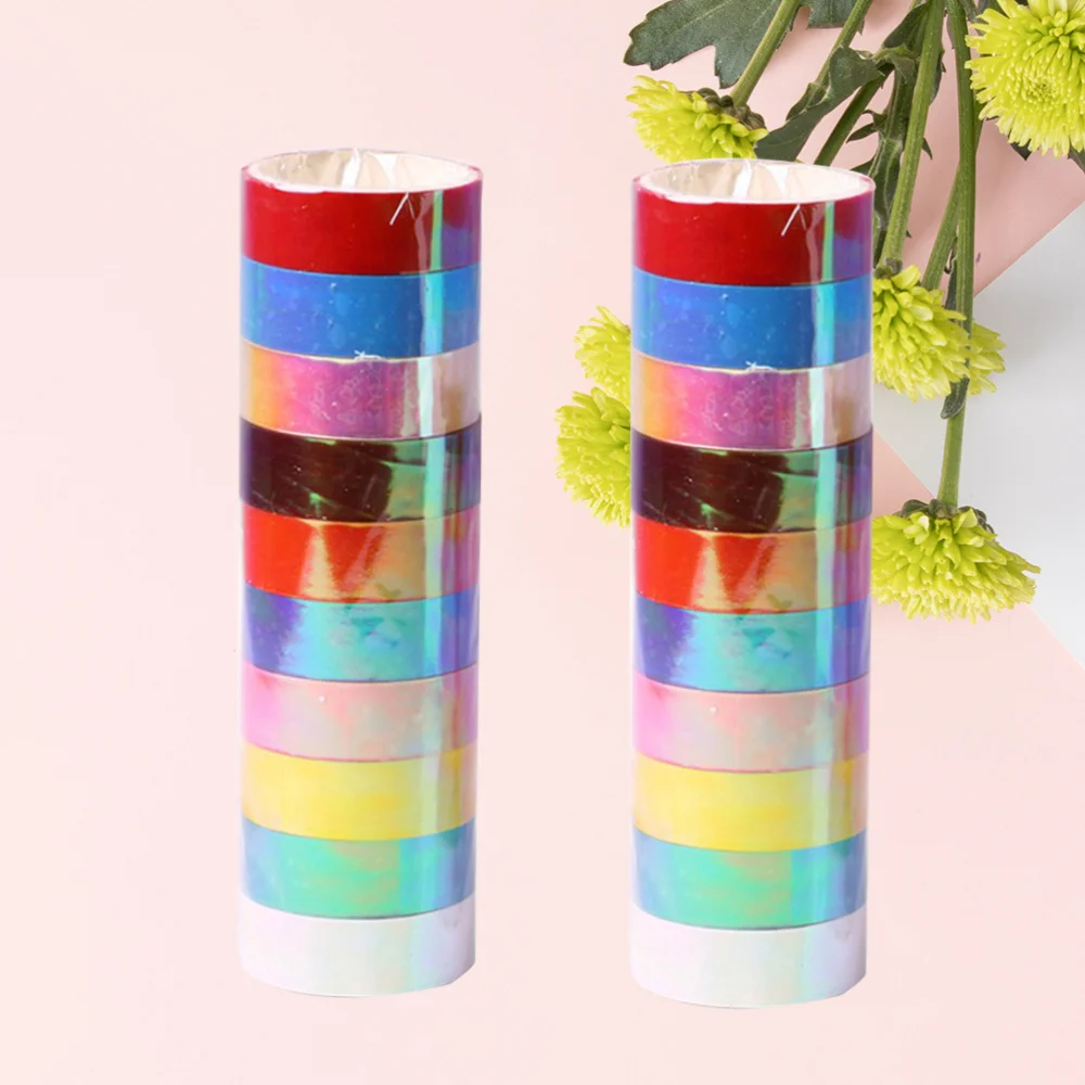 2pcs Dazzling Color Washi Masking Tape Hand Torn Seamless Stickers Decorative Sticky Paper Tapes for Scrapbook DIY Diary Gift
2pcs Dazzling Color Washi Masking Tape Hand Torn Seamless Stickers Decorative Sticky Paper Tapes for Scrapbook DIY Diary Gift
