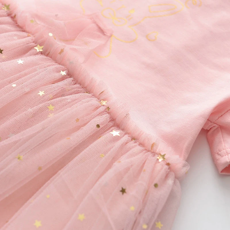 Girls Casual Dresses 2021 Summer Kids Party Suit Cute Rabbit Ear Star Mesh Princess Vestidos Short Sleeve Children Clothing 3-7Y
Girls Casual Dresses 2021 Summer Kids Party Suit Cute Rabbit Ear Star Mesh Princess Vestidos Short Sleeve Children Clothing 3-7Y