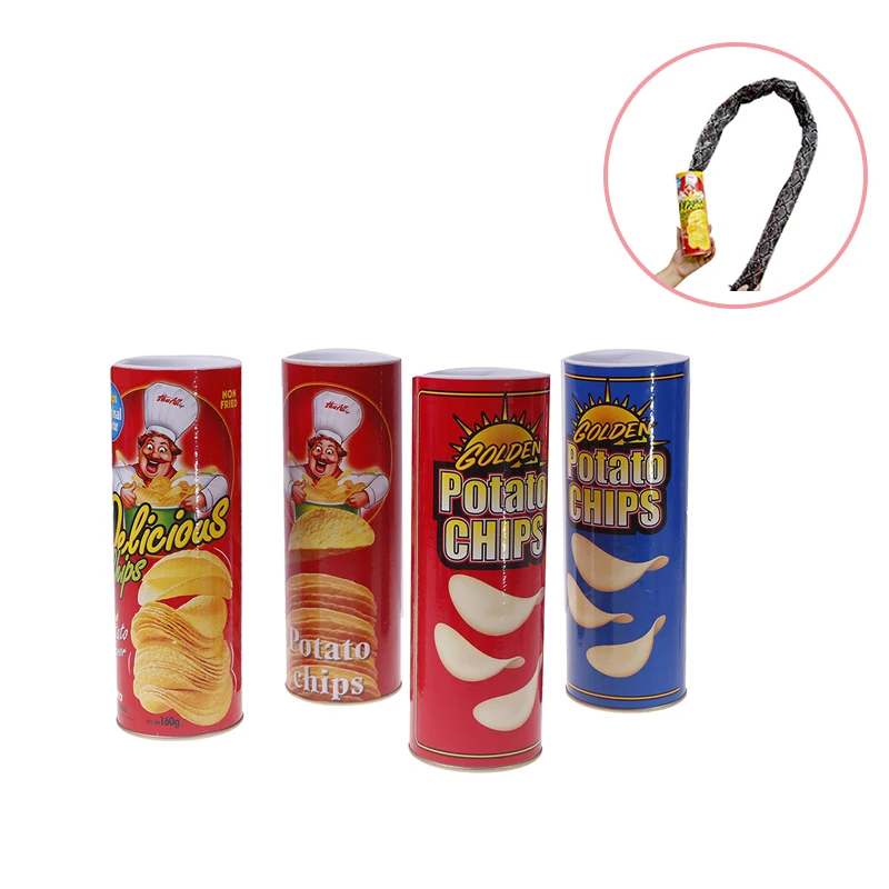 1PC Potato Chips Cans Fake Snake April Fool Day Funny Novelty Prank Trick Toys Potato Chips Cans Fake Snake Kids Toys
1PC Potato Chips Cans Fake Snake April Fool Day Funny Novelty Prank Trick Toys Potato Chips Cans Fake Snake Kids Toys