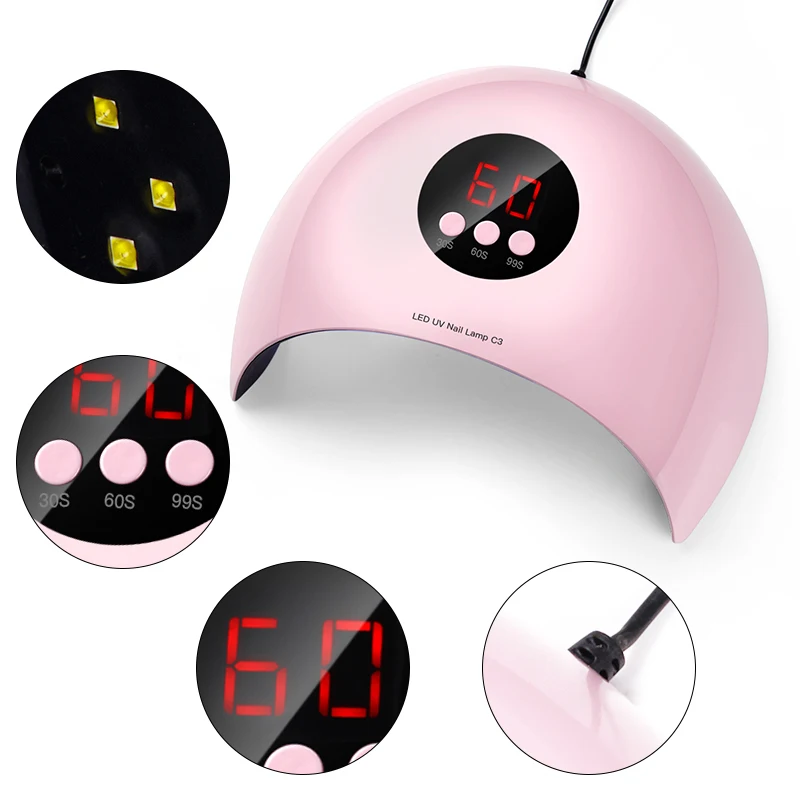 24/16/30 /18/6W Nail Dryer UV Lamp LED Lamp For Nails Dryer Lamp For Curing Gel Polish Auto Sensing Nail Manicure Tools
24/16/30 /18/6W Nail Dryer UV Lamp LED Lamp For Nails Dryer Lamp For Curing Gel Polish Auto Sensing Nail Manicure Tools