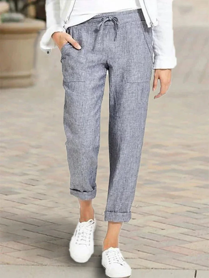 Women's Loose Cotton And Linen Casual Pants Fashion Streetwear Korean Style Casual Trousers
Women's Loose Cotton And Linen Casual Pants Fashion Streetwear Korean Style Casual Trousers