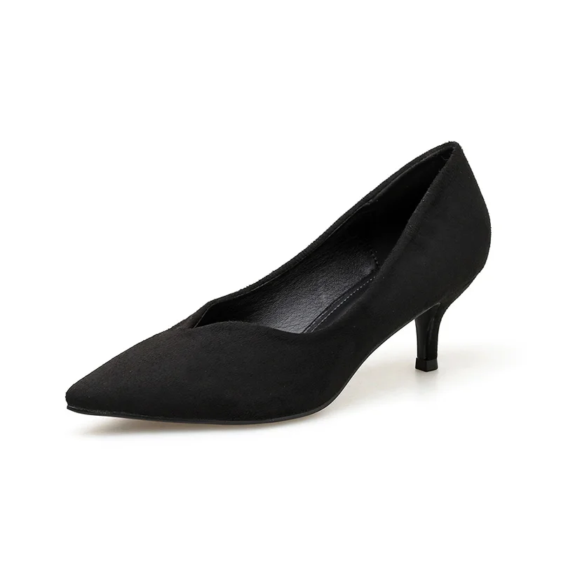 NIUFUNI Fashion Flock 6.5cm High Heels Women Pumps Pointed Toe Work Stilettos Woman Shoes Wedding Shoes Office Career Pumps
NIUFUNI Fashion Flock 6.5cm High Heels Women Pumps Pointed Toe Work Stilettos Woman Shoes Wedding Shoes Office Career Pumps