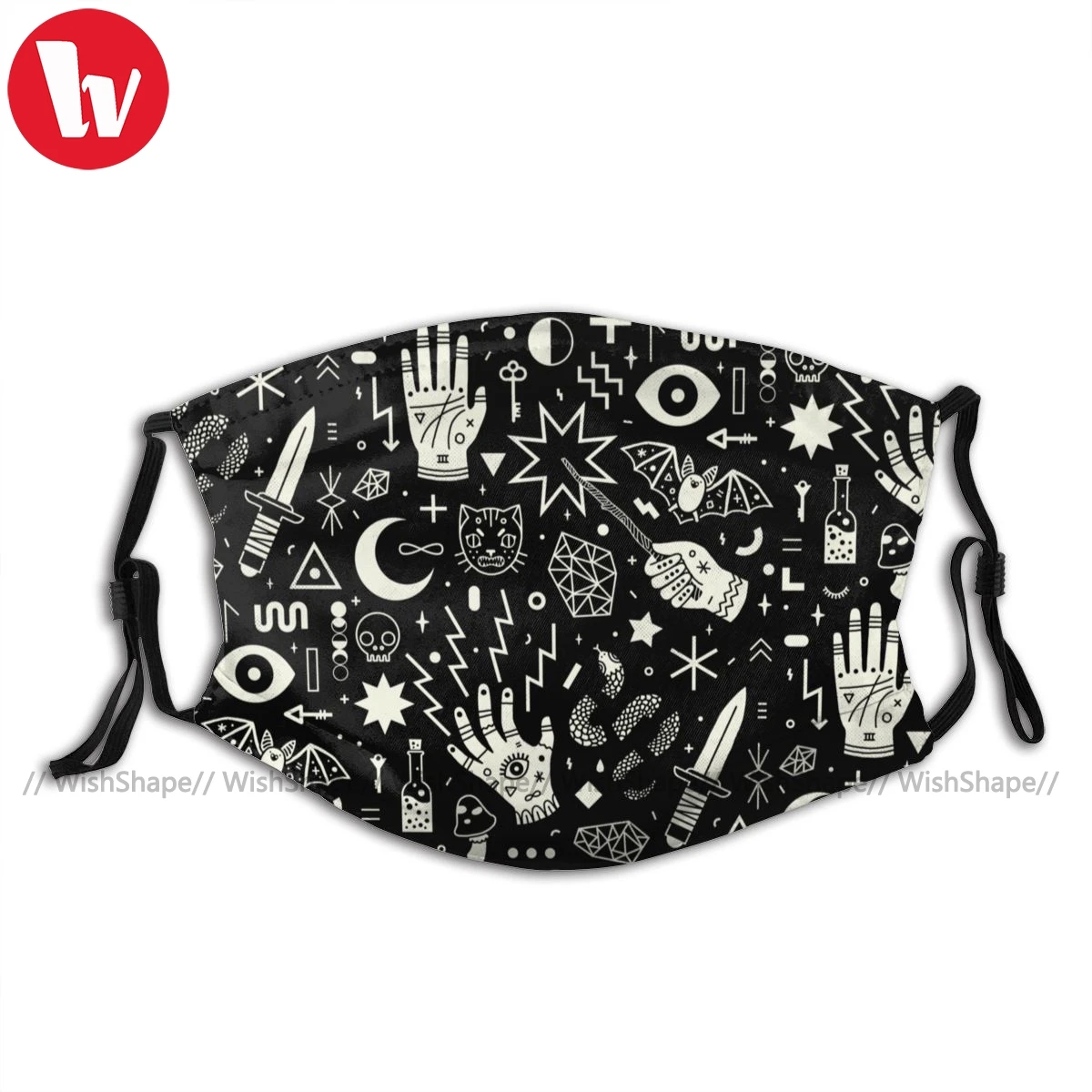 Witchcraft Mouth Face Mask Witchcraft Facial Mask with Filters Pretty Fashion Adult Mask
Witchcraft Mouth Face Mask Witchcraft Facial Mask with Filters Pretty Fashion Adult Mask