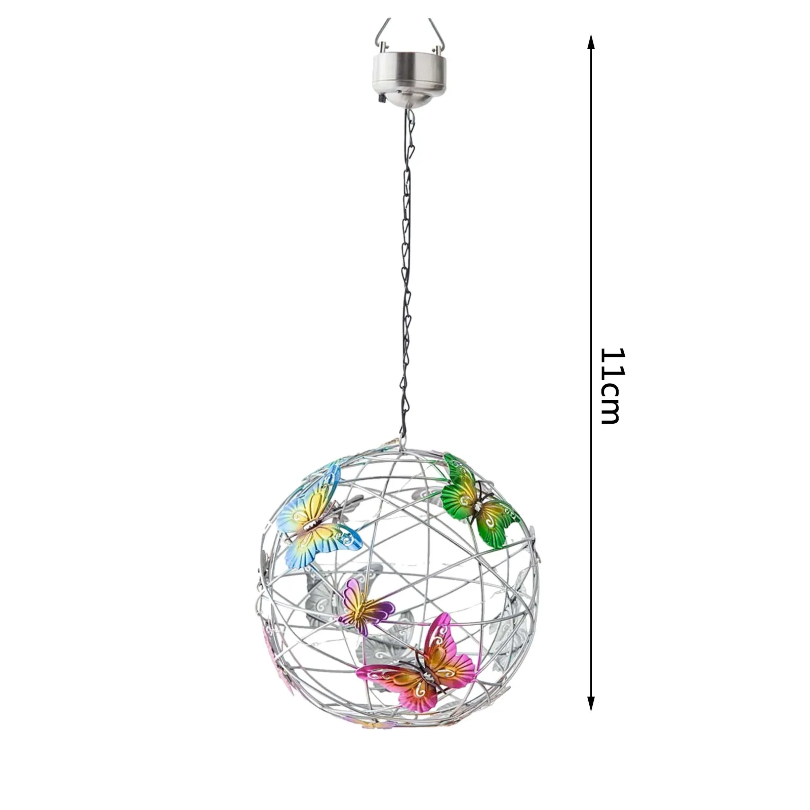 Garden Hanging Solar Light With Butterfly Waterproof Metal Weaving Hanging Lamp Home Decorative Wall Nightlights
Garden Hanging Solar Light With Butterfly Waterproof Metal Weaving Hanging Lamp Home Decorative Wall Nightlights