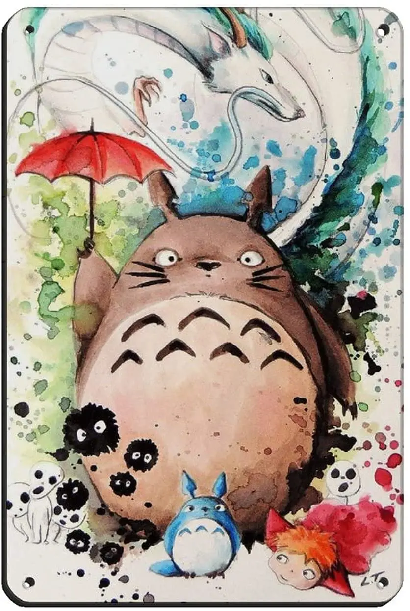 Anime Totoro 21 Retro Poster Metal Tin Sign Chic Art Retro Iron Painting Bar People Cave Cafe Family Garage Wall Decoration
Anime Totoro 21 Retro Poster Metal Tin Sign Chic Art Retro Iron Painting Bar People Cave Cafe Family Garage Wall Decoration