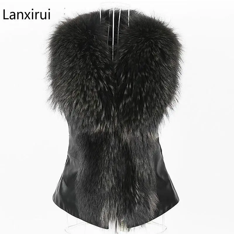 Suede Women Vest Autumn Winter Fashion o neck black Faux Fur Vest Warm Sleeveless Women Jacket Leather women vest jacket
Suede Women Vest Autumn Winter Fashion o neck black Faux Fur Vest Warm Sleeveless Women Jacket Leather women vest jacket