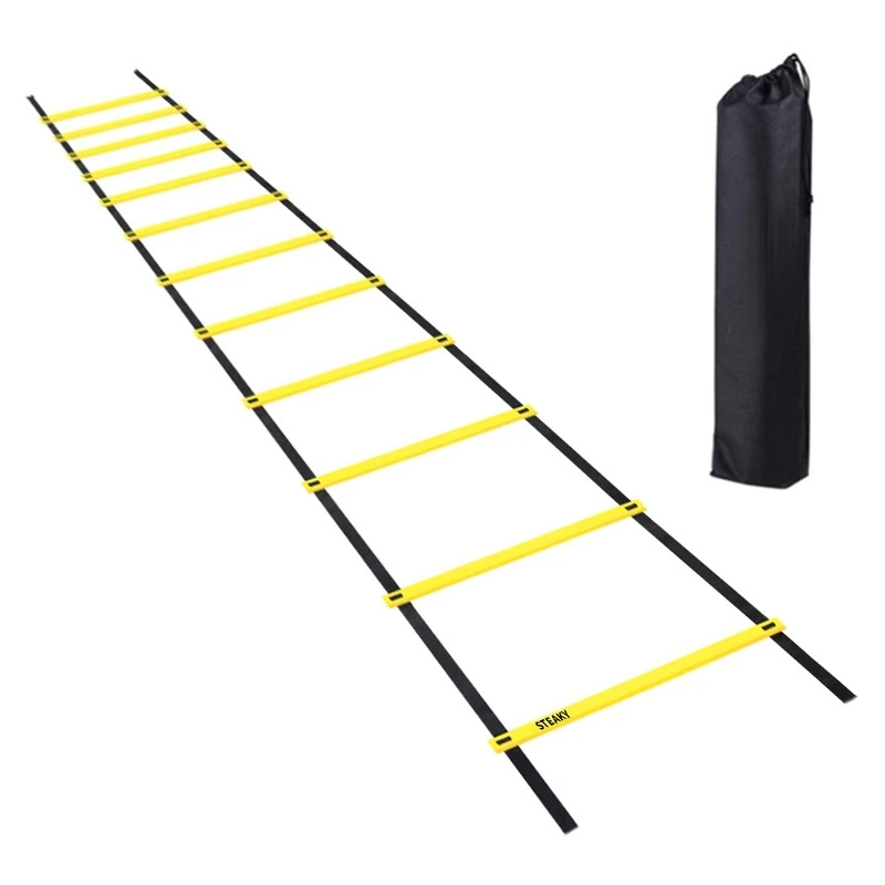 Agility Speed Ladder Stairs Nylon Straps Training Ladders Agile Staircase for Fitness Soccer Football Speed Ladder Equipment
Agility Speed Ladder Stairs Nylon Straps Training Ladders Agile Staircase for Fitness Soccer Football Speed Ladder Equipment