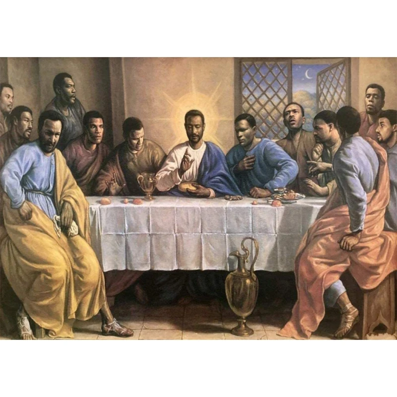 DIY Full Diamond Painting Christian Missionary Cross Stitch 5D Embroidery Jesus Last Supper Wall Mural Sewing Art Home Decor 
DIY Full Diamond Painting Christian Missionary Cross Stitch 5D Embroidery Jesus Last Supper Wall Mural Sewing Art Home Decor