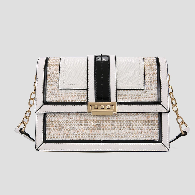 Fashion PU Leather Women Shoulder Bag Color Block Cross Messenger Bags Lovely Girls Mini Handbags With Chain
Fashion PU Leather Women Shoulder Bag Color Block Cross Messenger Bags Lovely Girls Mini Handbags With Chain