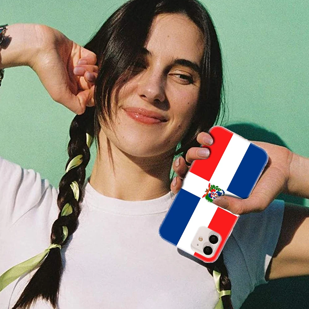 Dominican Republic Flag Phone Case Transparent TPU For Iphone13 12 Pro Max 11 Pro XS MAX 8 7 Plus X XR 13 mini 13 pro Max Covers
Dominican Republic Flag Phone Case Transparent TPU For Iphone13 12 Pro Max 11 Pro XS MAX 8 7 Plus X XR 13 mini 13 pro Max Covers