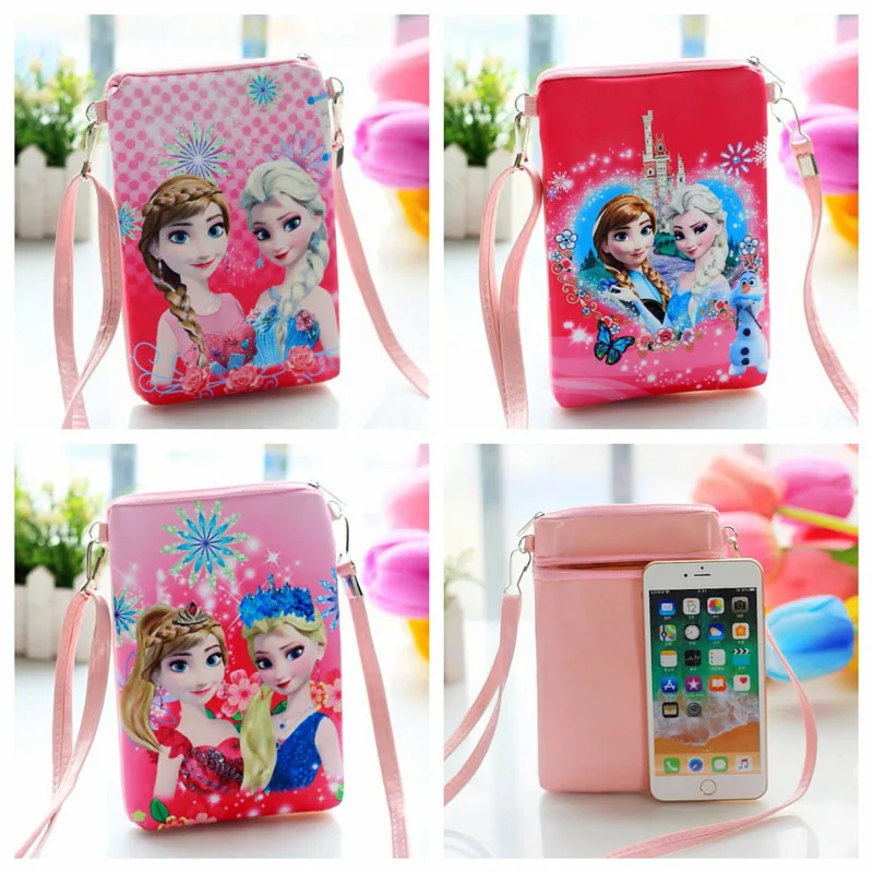 Disney Pu cartoon backpack cute Elsa Anna girl snack bag double zipper Messenger bag mobile phone bag frozen
Disney Pu cartoon backpack cute Elsa Anna girl snack bag double zipper Messenger bag mobile phone bag frozen