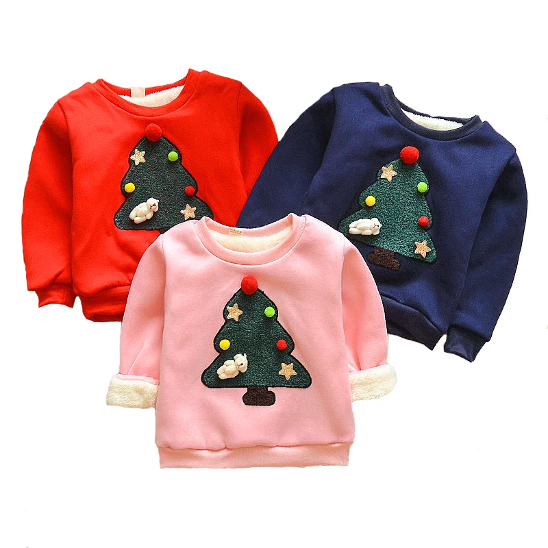 Autumn Winter Children Plus Velvet Cartoon Sweater For Boys And Girls Thicken Warm Christmas Tops Children Clothing Baby Jackets
Autumn Winter Children Plus Velvet Cartoon Sweater For Boys And Girls Thicken Warm Christmas Tops Children Clothing Baby Jackets