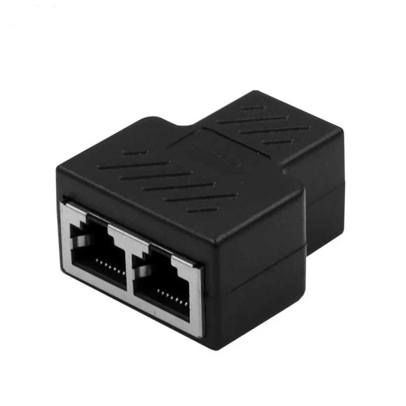 1 To 2 Ways RJ45 Female Splitter LAN Ethernet Network Cable Double Connector Adapter Ports Coupler For Laptop Docking Stations
1 To 2 Ways RJ45 Female Splitter LAN Ethernet Network Cable Double Connector Adapter Ports Coupler For Laptop Docking Stations