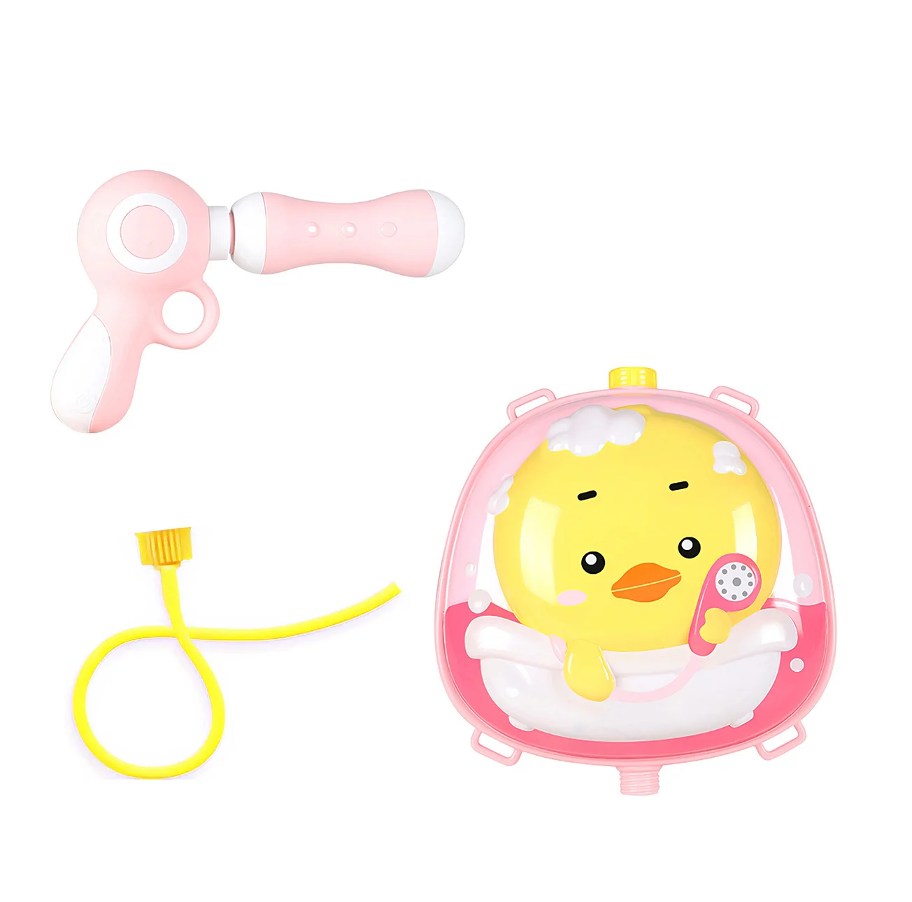 Children'S Water Gun Outdoor Toy Cute Duck Shaped Pink Plastic Large Capacity Convenient Kids Backpack-Style Water Gun Toy
Children'S Water Gun Outdoor Toy Cute Duck Shaped Pink Plastic Large Capacity Convenient Kids Backpack-Style Water Gun Toy