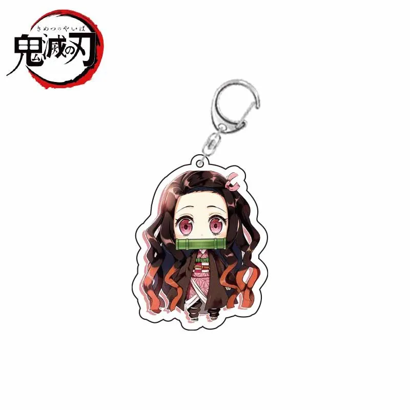 Anime Demon Slayer Kimetsu No Yaiba Keychain Tanjirou Nezuko Zenitsu Giyuu Shinobu Obanai Acrylic Keyring Blade of Ghost Pendant
Anime Demon Slayer Kimetsu No Yaiba Keychain Tanjirou Nezuko Zenitsu Giyuu Shinobu Obanai Acrylic Keyring Blade of Ghost Pendant