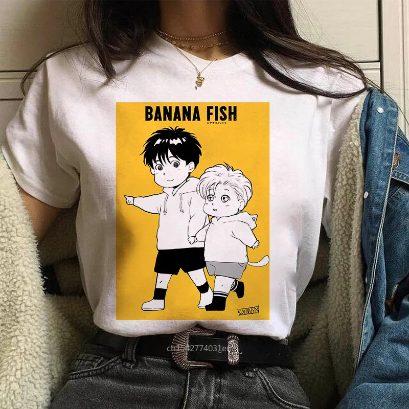 Banana Fish Anime Comics T Shirt Daily Streetwear Japanese Kawaii Graphic Casual Cartoon Manga Top Tee Oversized
Banana Fish Anime Comics T Shirt Daily Streetwear Japanese Kawaii Graphic Casual Cartoon Manga Top Tee Oversized