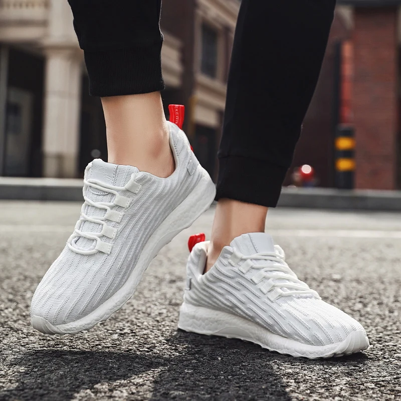 Sneaker Casual Shoes Men's Sneakers 2020 Solid White Fashion Knitting Casual Shoes Men Male Sport Breathable Leisure Sneaker
Sneaker Casual Shoes Men's Sneakers 2020 Solid White Fashion Knitting Casual Shoes Men Male Sport Breathable Leisure Sneaker