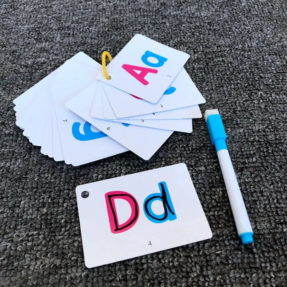 27Pcs Alphabet Letter Tracing Card Educational Letters Read Write Learning Alphabet With One Pen Preschool Gift
27Pcs Alphabet Letter Tracing Card Educational Letters Read Write Learning Alphabet With One Pen Preschool Gift