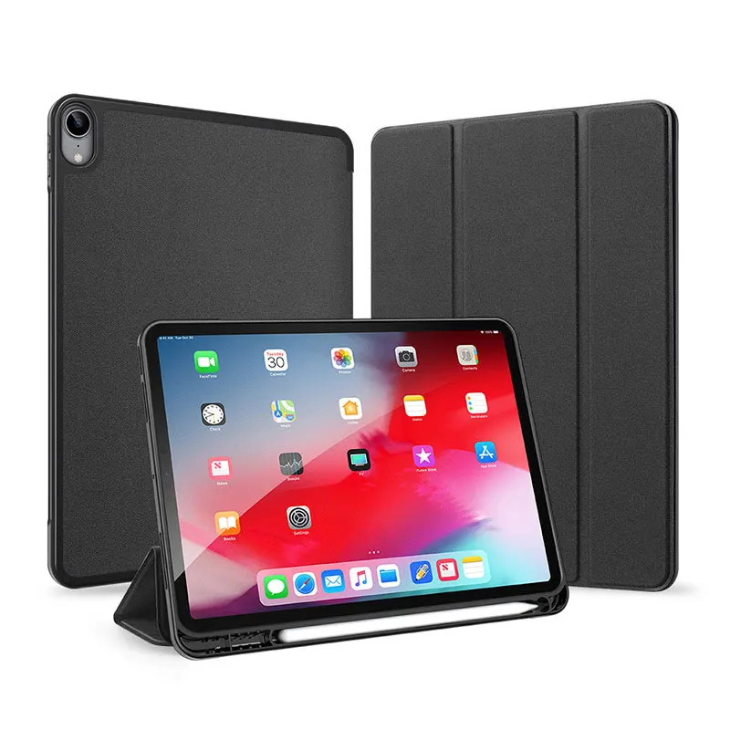 Protective Cover With Pen Slot Flip Soft Shell Protective Case for iPad Air4 10.9 @M23
Protective Cover With Pen Slot Flip Soft Shell Protective Case for iPad Air4 10.9 @M23