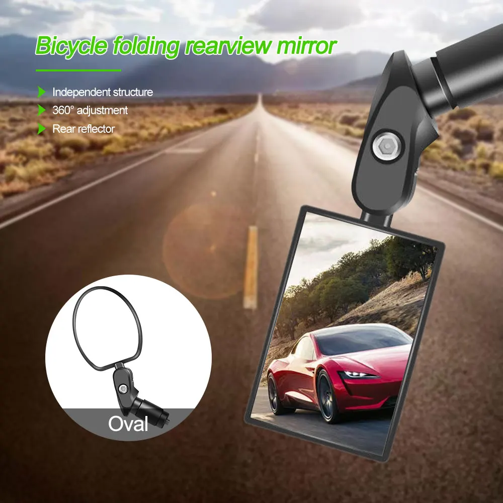 1 Piece Universal Bicycle Mirror Handlebar Rotate Adjustable Wide-angle Back Sight Reflector Cycling Rearview Mirror
1 Piece Universal Bicycle Mirror Handlebar Rotate Adjustable Wide-angle Back Sight Reflector Cycling Rearview Mirror