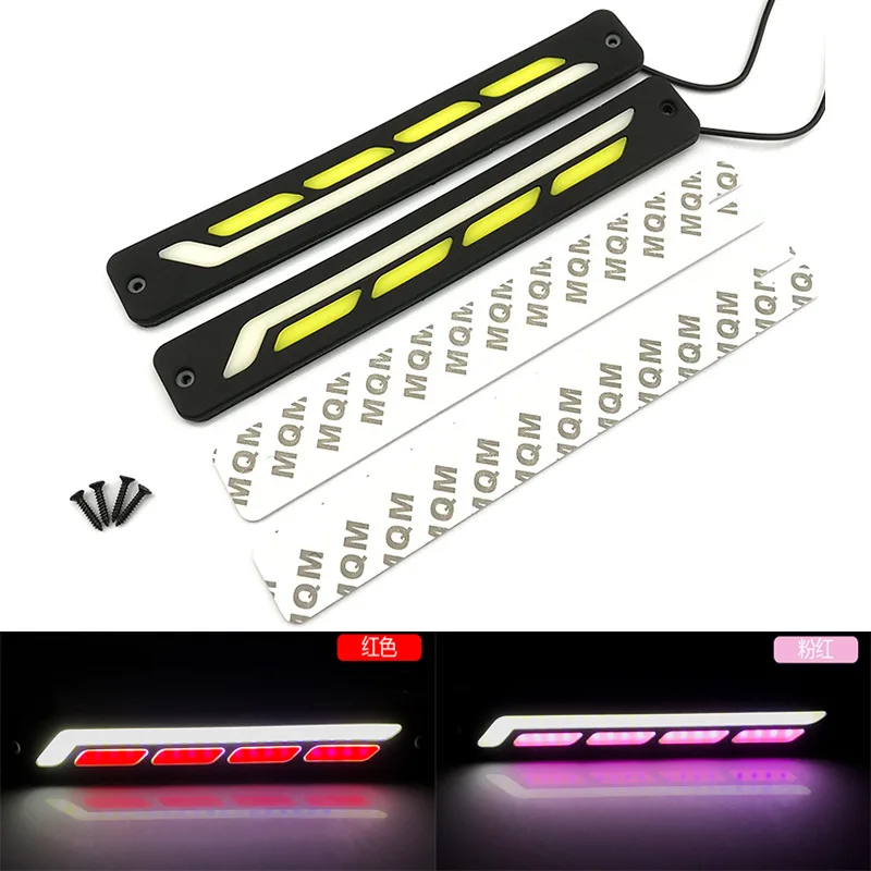 Cross-boundary hot car LED daily lights COB double color belt steering thin silica gel waterproof daytime driving super bright
Cross-boundary hot car LED daily lights COB double color belt steering thin silica gel waterproof daytime driving super bright