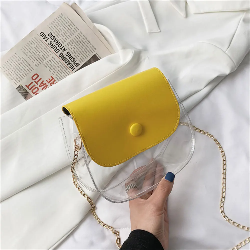 Fashion Women Transparent Shoulder Bags Jelly Leather Crossbody Bags Female Casual Ladies New Purse Luxury Chain Evening Clutch
Fashion Women Transparent Shoulder Bags Jelly Leather Crossbody Bags Female Casual Ladies New Purse Luxury Chain Evening Clutch