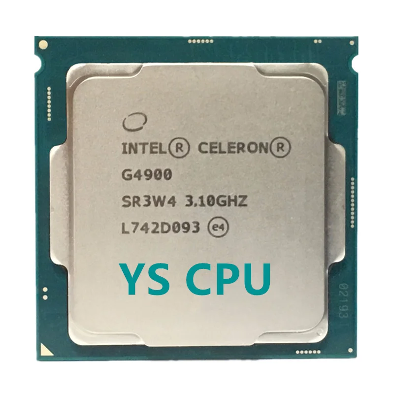 Двухъядерный процессор Intel Celeron G4900, 3,1 ГГц, 54 Вт, LGA 1151