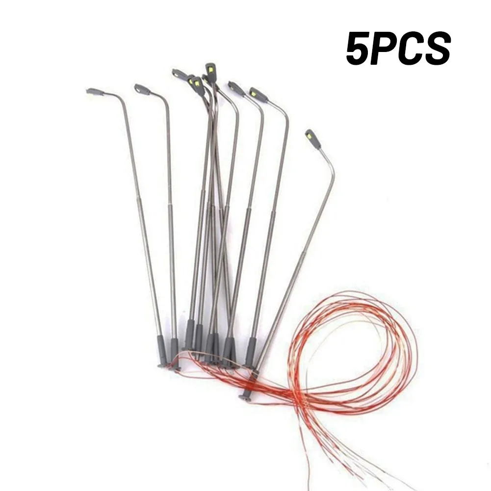 5Pc Model Street Lights Scale 1:50 Railway 3V LED Lamppost Patio Lamps Model Train Scenery Street Layout Model Railway Landscape
5Pc Model Street Lights Scale 1:50 Railway 3V LED Lamppost Patio Lamps Model Train Scenery Street Layout Model Railway Landscape
