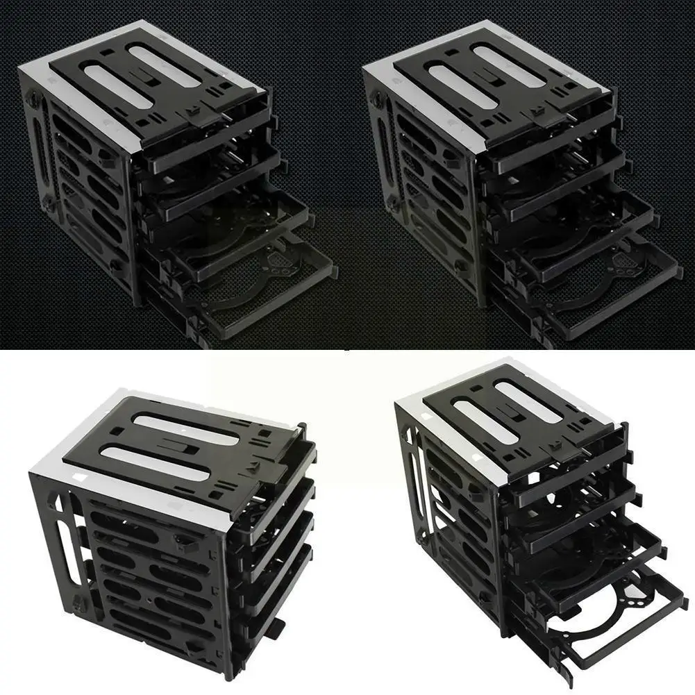 Portable HDD Hard Drive Cage With 4 3.5-inch Bays 4x Screws Mounting Bracket 3.5" HDD Tray With D2L2
Portable HDD Hard Drive Cage With 4 3.5-inch Bays 4x Screws Mounting Bracket 3.5" HDD Tray With D2L2