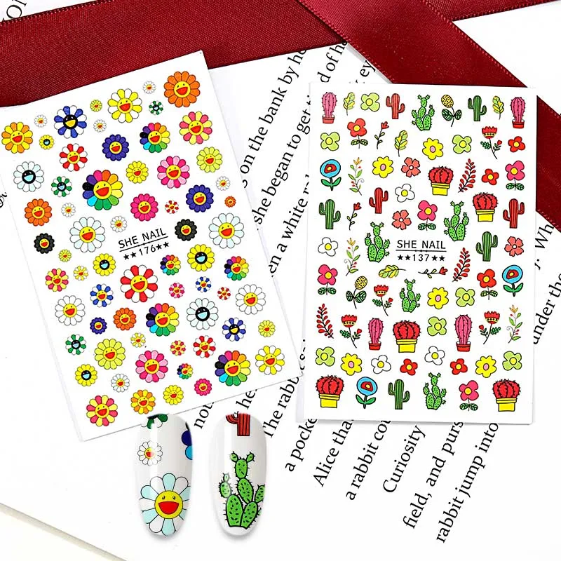 2021 New 3D Nail Stickers cactus Adhesive Transfer Stickers DIY Nail Art Decoration Manicure Salon Acrylic Tips Tool
2021 New 3D Nail Stickers cactus Adhesive Transfer Stickers DIY Nail Art Decoration Manicure Salon Acrylic Tips Tool