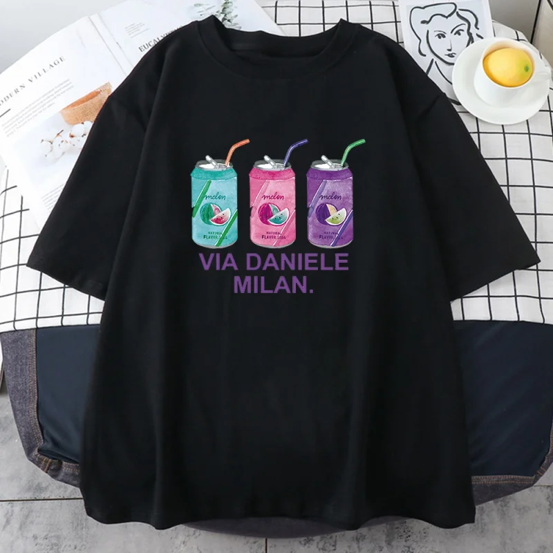 Camiseta de verão de manga curta de manga curta de manga curta de manga curta de camiseta de grandes dimensões de desenhos
Camiseta de verão de manga curta de manga curta de manga curta de manga curta de camiseta de grandes dimensões de desenhos