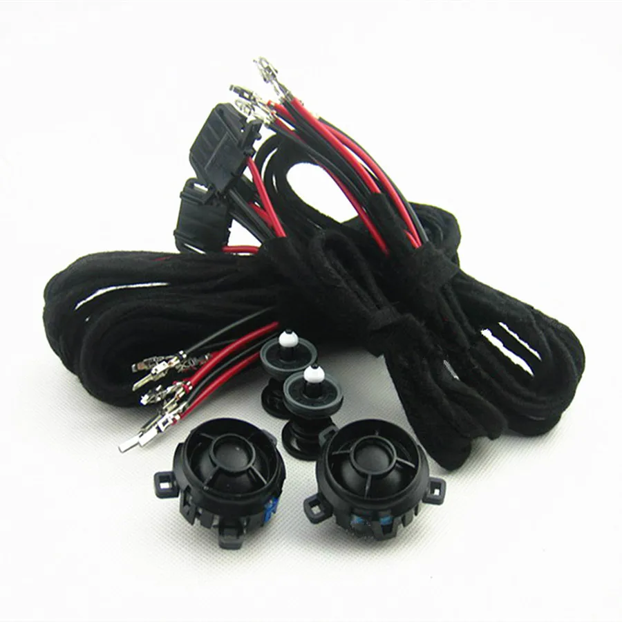 COSTLYSEED VW Tweeter Speakers Rear Door Powered Loudspeaker Tweeter Speaker Wires For Golf Rabbitt Scorocco 5KD035411A
COSTLYSEED VW Tweeter Speakers Rear Door Powered Loudspeaker Tweeter Speaker Wires For Golf Rabbitt Scorocco 5KD035411A