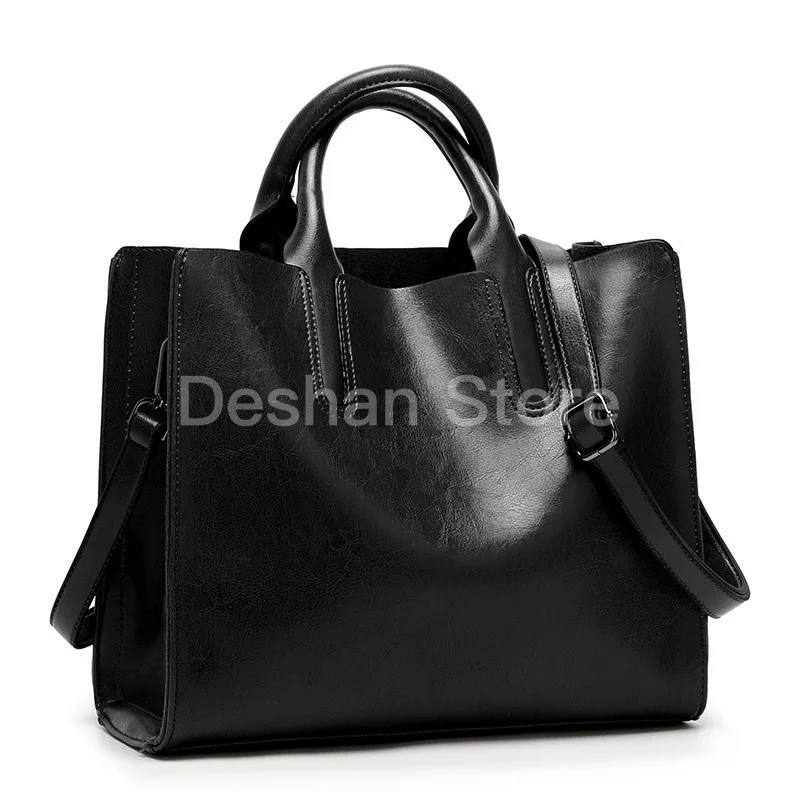 Vintage Genuine Leather Bags Women Messenger Bags High Quality Oil Wax Female Leather Handbags Ladies Shoulder Bag 2020 New C836
Vintage Genuine Leather Bags Women Messenger Bags High Quality Oil Wax Female Leather Handbags Ladies Shoulder Bag 2020 New C836