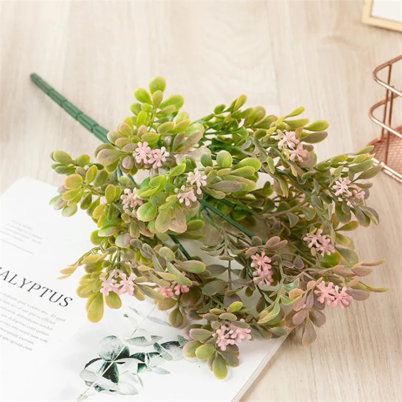 10P Fake Plastic Flower 11" Length Simulation Spray Color Greenery Pointed Leaf for Wedding Home Artificial Plants
10P Fake Plastic Flower 11" Length Simulation Spray Color Greenery Pointed Leaf for Wedding Home Artificial Plants
