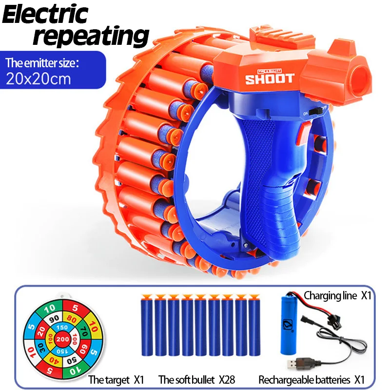 Electric Automatic Burst Multifunctional Bomb Children Toy Boy Sniper Rifle Gun bullets Weapon Airsoft pistol accessories
Electric Automatic Burst Multifunctional Bomb Children Toy Boy Sniper Rifle Gun bullets Weapon Airsoft pistol accessories