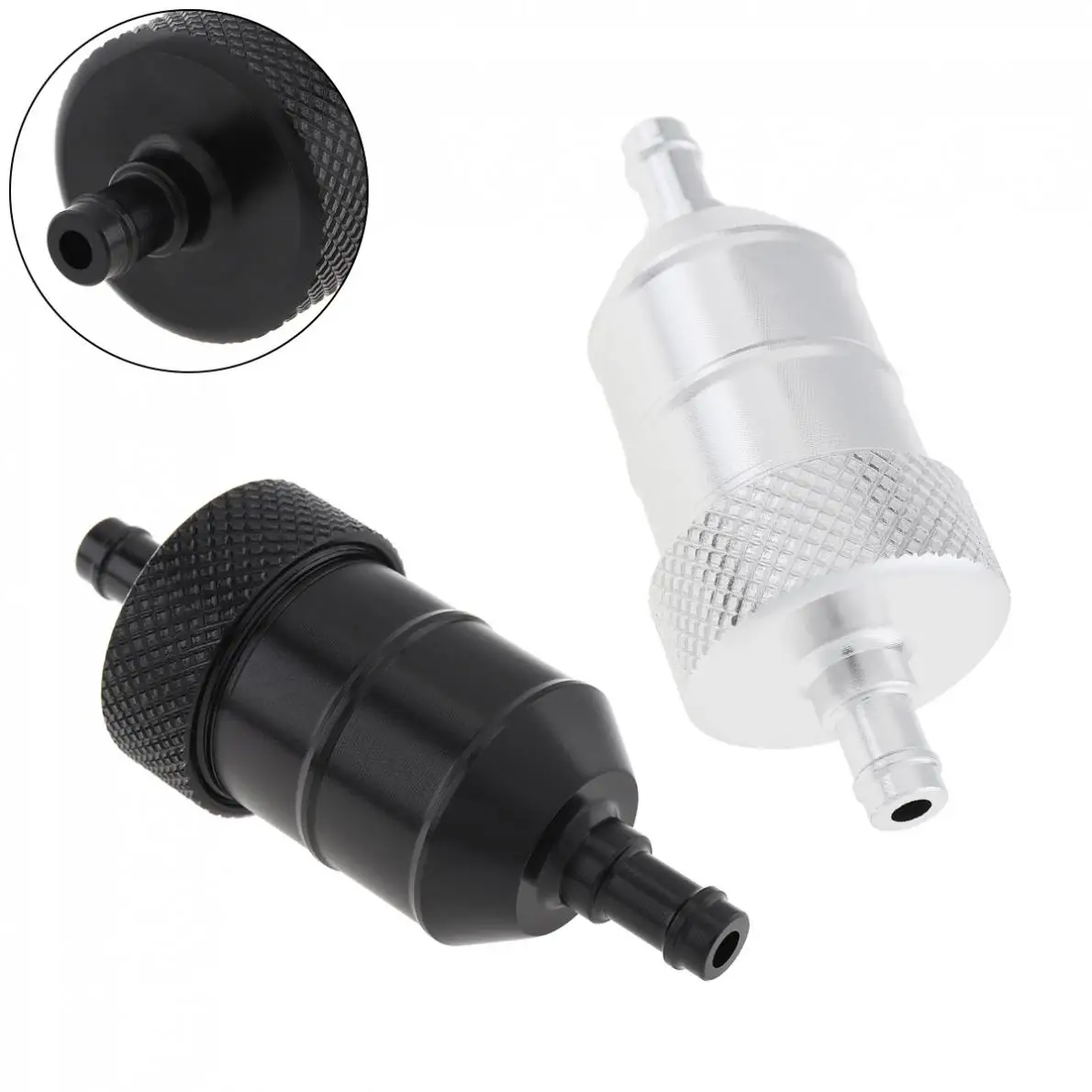6mm 1/4" Motorcycle Fuel Filter Aluminum Alloy Black Petrol Filter Gas Cleaner Oil Filter Cleaner for Dirt Bike / ATV
6mm 1/4" Motorcycle Fuel Filter Aluminum Alloy Black Petrol Filter Gas Cleaner Oil Filter Cleaner for Dirt Bike / ATV