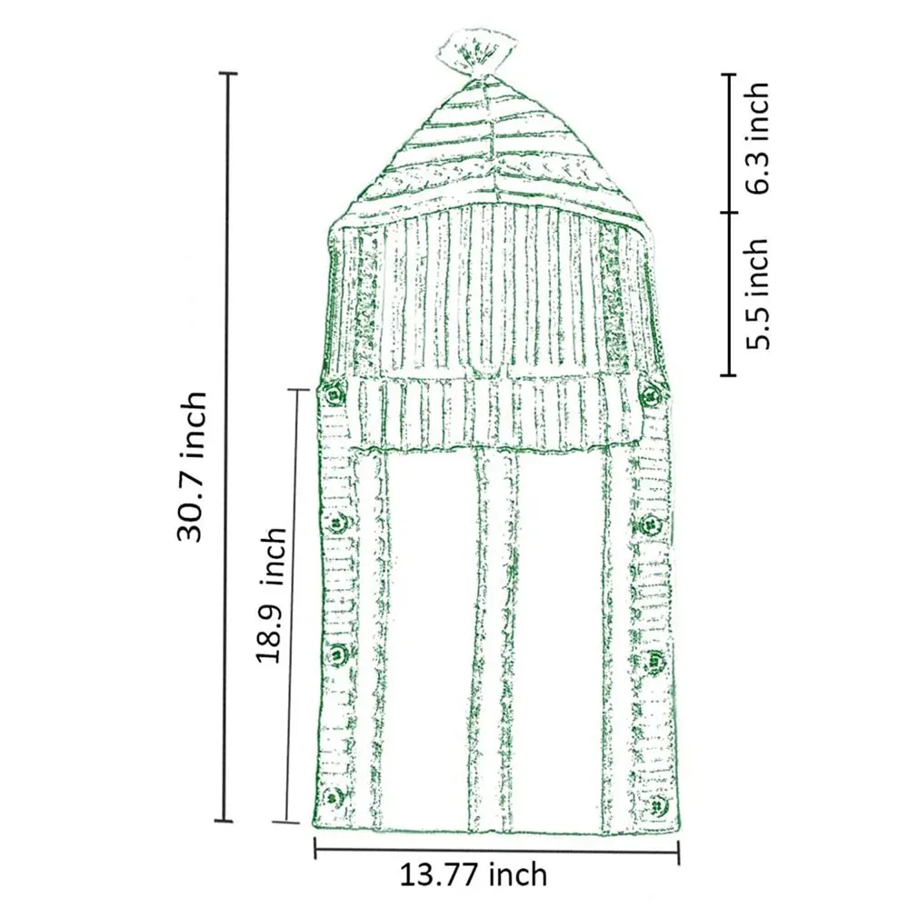 Baby's Hooded Cart Sleeping Bag Wrapped Knitted Sleeping Bag Wooden Buttons Keep Warm Newborn Baby Blanket
Baby's Hooded Cart Sleeping Bag Wrapped Knitted Sleeping Bag Wooden Buttons Keep Warm Newborn Baby Blanket