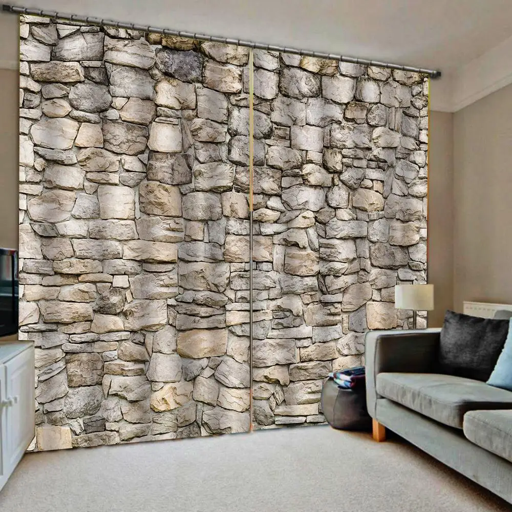 brick wall curtains 3D Window Curtain Dinosaur print Luxury Blackout For Living Room stereoscopic curtains Blackout curtain
brick wall curtains 3D Window Curtain Dinosaur print Luxury Blackout For Living Room stereoscopic curtains Blackout curtain