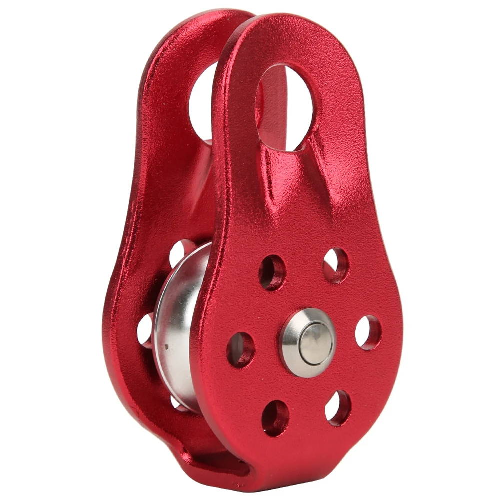Outdoor Portable Climbing Metal Hardware Single Sheave Fixed Pulley With Swinging Platered Outdoor Climbing Pulley Red
Outdoor Portable Climbing Metal Hardware Single Sheave Fixed Pulley With Swinging Platered Outdoor Climbing Pulley Red