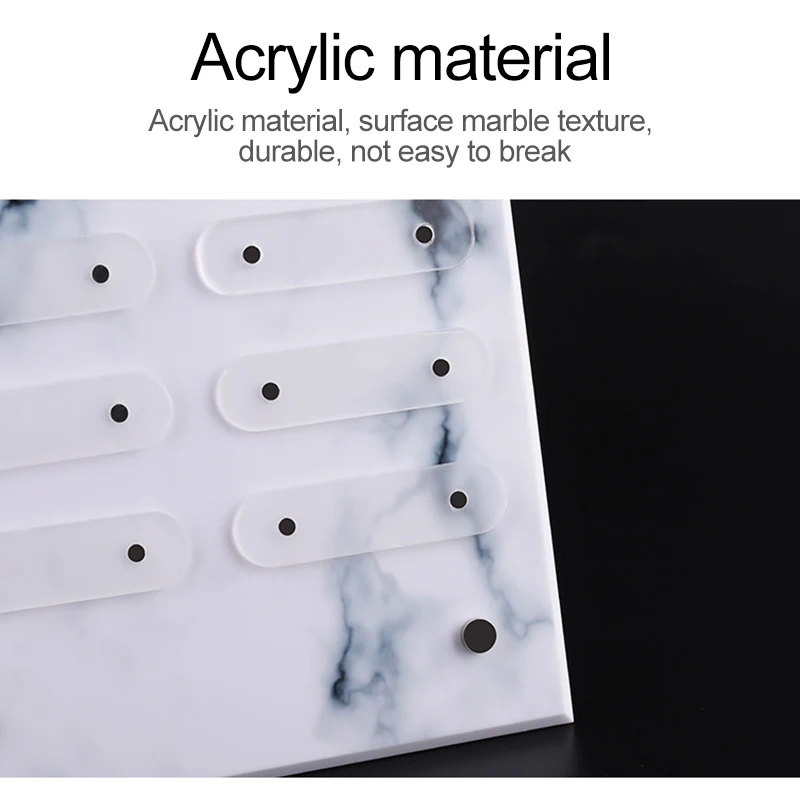 1pcs New Nail Art Display Board Work Book Marble Solid Magnet Adsorption Detachable Color Card Display Board
1pcs New Nail Art Display Board Work Book Marble Solid Magnet Adsorption Detachable Color Card Display Board