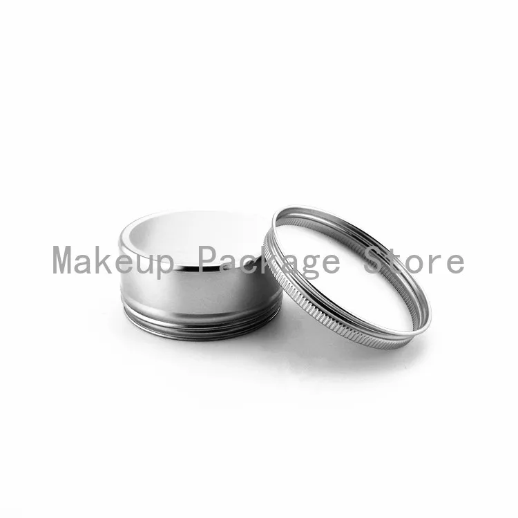 120g refillable box empty round aluminum metal tin cans bottle with lids 120ml cosmetic cream box DIY seal 75*35mm aluminum jar 
120g refillable box empty round aluminum metal tin cans bottle with lids 120ml cosmetic cream box DIY seal 75*35mm aluminum jar
