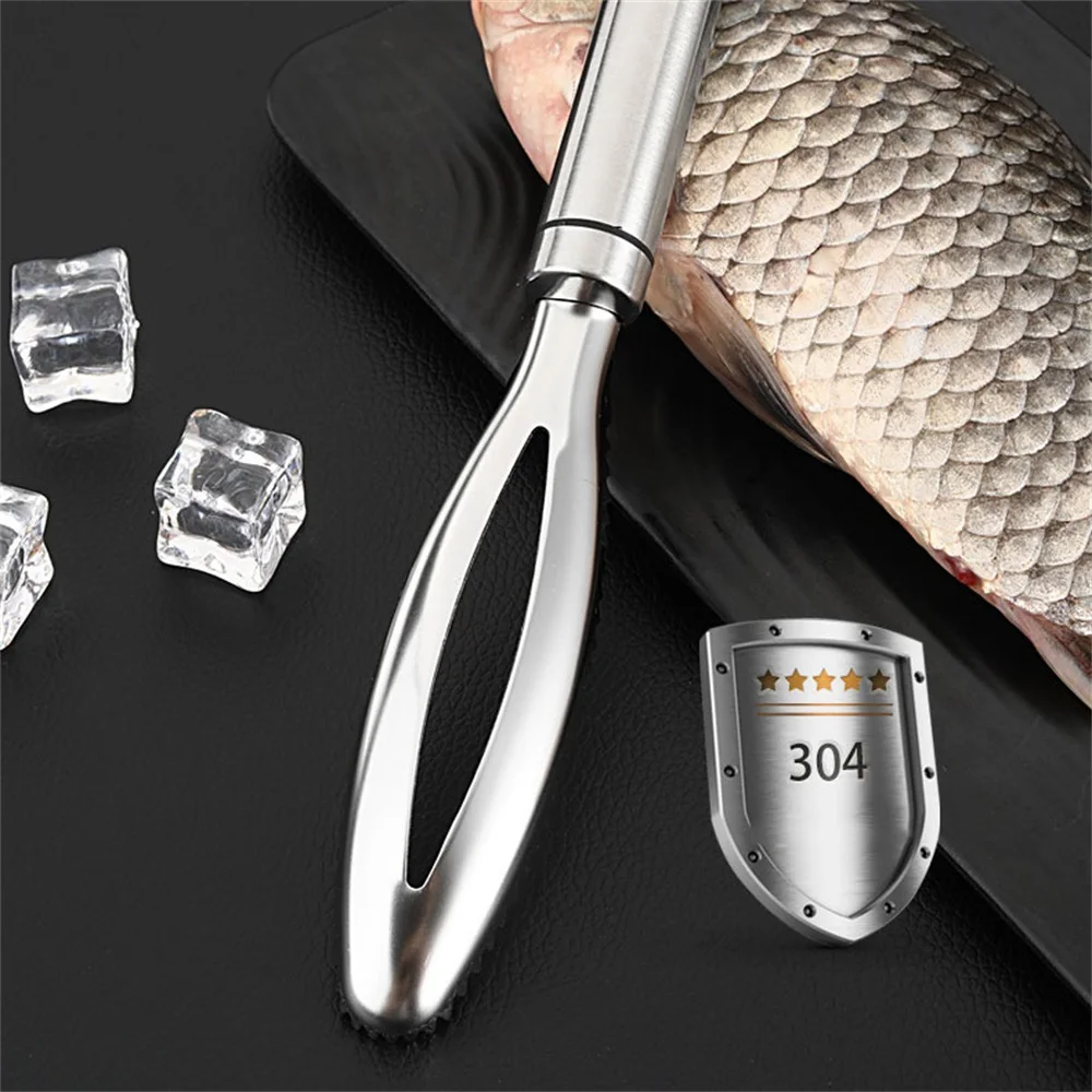 Stainless Steel Scale Scraper Scraper Household Fish Scale Planer Scale Removal Tool Seafood tools Remove the scales
Stainless Steel Scale Scraper Scraper Household Fish Scale Planer Scale Removal Tool Seafood tools Remove the scales