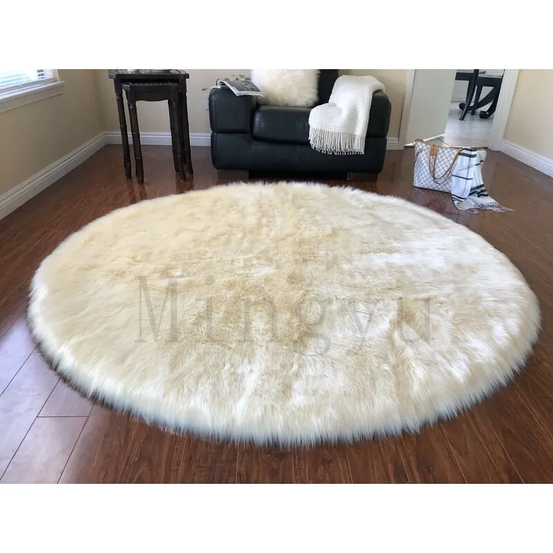 Living room decoration Plush round carpet artificial fur carpet children's room carpet modern carpet bedroom plush carpet
Living room decoration Plush round carpet artificial fur carpet children's room carpet modern carpet bedroom plush carpet