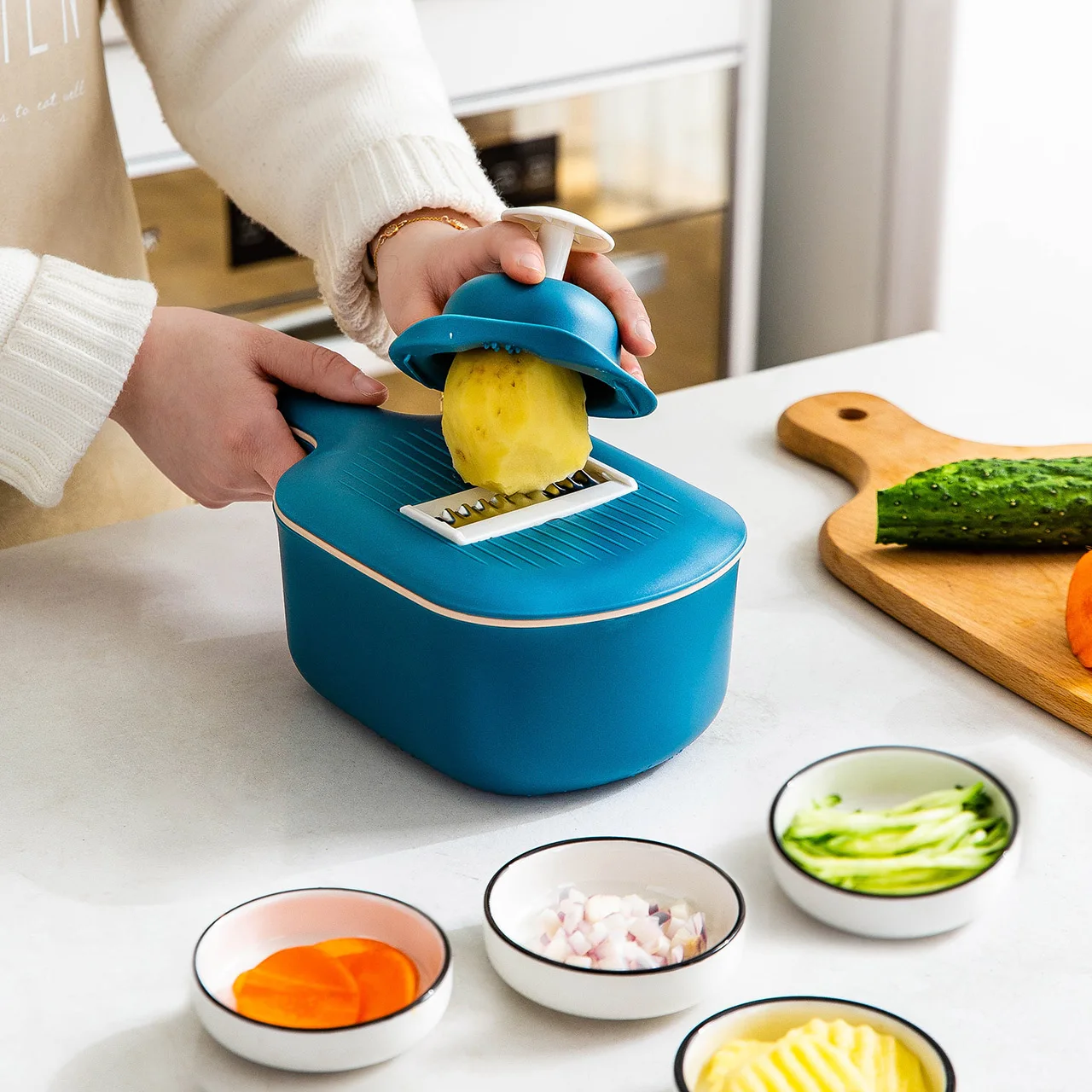 Vegetable Chopper Potatoes Cucumber Shredders Slicers Cutter Making Tool Stainless Steel Cutter kitchen tools accessories
Vegetable Chopper Potatoes Cucumber Shredders Slicers Cutter Making Tool Stainless Steel Cutter kitchen tools accessories